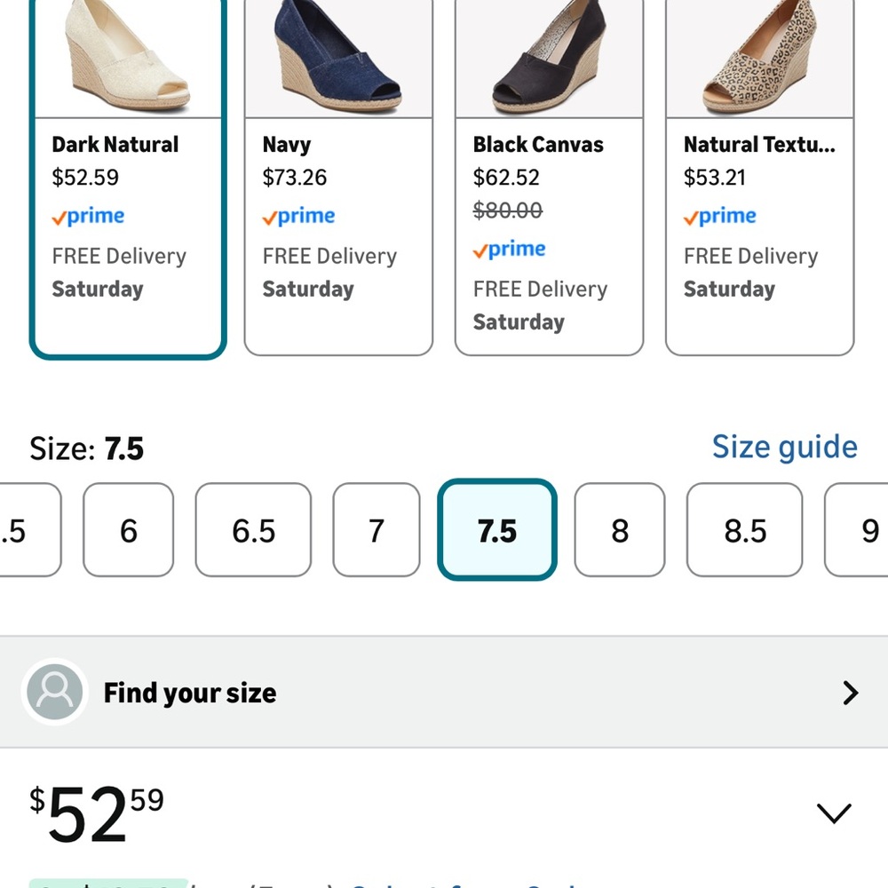 NEW- TOMS Women's Michelle Wedge Sandal - Picture 9 of 9